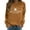 Gold, variant on Pumpkin Women'S Halloween Sweatshirt Ladies Fashion Long Sleeve Graphic Casual Fit Comfortable Pullover Tops Letter Print Hoodie Fall Trendy Clothes Black S-2Xl