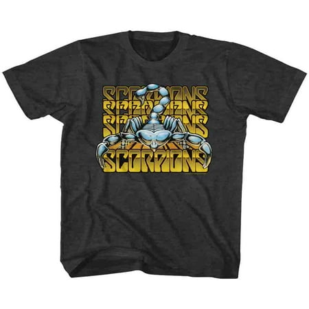 

Scorpions Metallic Logos Black Heather Toddler T-Shirt