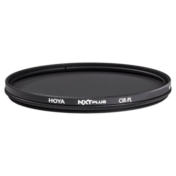 Hoya NXT Plus Slim Low Profile Aluminum Frame Circular Polarizer Filter with Anti-Reflection Multi-Coatings and Knurled Edges (58mm)