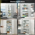 thumbnail image 5 of Ktaxon 71"H Metal Garage Storage Cabinet with 2 Mesh Doors, Garage Tool Storage Cabinet with Pegboards and 4 Adjustable Shelves, Locking Steel Tool Cabinets for Garage, Office, Workshop, Warehouse, 5 of 10