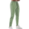 thumbnail image 4 of Ixbnca Running Pants for Men Elastic Waist Tapered Drawstring Athletic Pants Mens Thin Track Sports Pants, 4 of 5