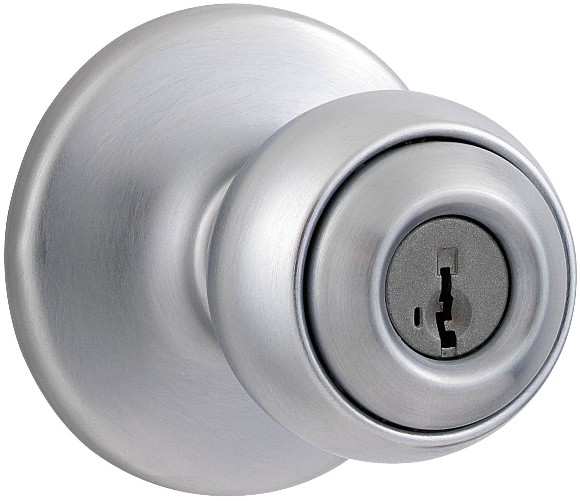 Kwikset 450PSmt Storeroom Function Keyed Entry Smart Key Door Knobset