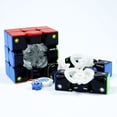 thumbnail image 3 of Cubo de Rubik magnético de tercer orden, 4.º engranaje, distancia entre ejes, superficie de niebla, competición profesional, cubo de Rubik magnético de tercer orden, 3 of 4