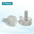 thumbnail image 3 of Uxcell M3x6mm Knurled Thumb Screws, 304 Stainless Steel Flat Head Thumb Screws Metric Diamond Knurled Head Bolts Grip Knobs Hand Tighten Thread Fasteners, 10mm Dia. 5 Pcs, 3 of 7