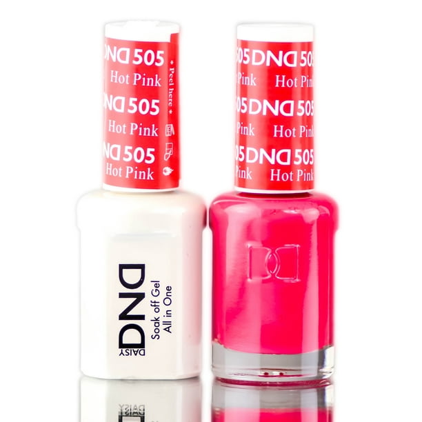Esmalte en gel Duo Daisy DND Pinks & Oranges + Esmalte de uñas