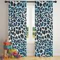 thumbnail image 5 of Blackout Kids Curtains,Blue Leopard Print Childrens Insulated Curtains Set Of 2,Bedroom Essentials,Toddler Room Decor 42"x84", 5 of 5