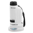 thumbnail image 1 of Microscope 2211 Small Handheld Round Handle Microscope 60X to 120X Mini Pocket Microscope with LED Light, 1 of 7