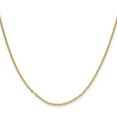 thumbnail image 3 of Diamond2Deal 14K Jaune Gold 1.5 mm Mariner Chain Collier pour Femmes 18 Pouces, 3 of 6