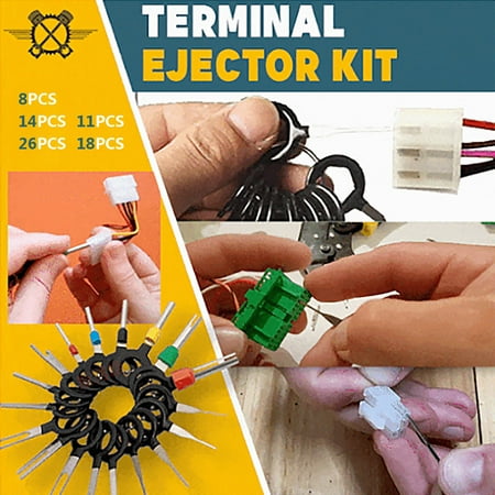 

Mittory 77Pcs Set Pin Ejector Wire Kit Extractor Auto Terminal Removal Connector