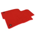 thumbnail image 3 of Ikon Motorsports Floor Mat Compatible With 2022-2025 Honda Civic & 2023-2025 Acura Integra Factory Fitment Red Nylon Front & Rear Car Floor Mats Liner Carpets Replacement 4PCS, 3 of 7