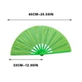 thumbnail image 2 of Dance Folding Hand Fan,13inch Large Chinese Kung Fu Tai Chi Plastic-Nylon Hand Held Folding Fans for Men/Women, 2 of 5