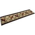 thumbnail image 2 of Custom Size Runner Rug Skid Resistant Pick Your Own Size Runner Rug Country Rooster Design Beige Cut to Size Roll Rug Runners by Feet Customize in USA Facility, 2 of 9