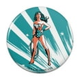thumbnail image 1 of Wonder Woman Flashing Lights Kitchen Refrigerator Locker Button Magnet, 1 of 6