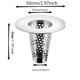 thumbnail image 2 of piezas de colector de pelo para desagüe de ducha para orificios de 30 a 40 mm, cubierta de desagüe de ducha cónica de acero inoxidable 304, filtro de pelo para lavabo, bañera, orificios de drenaje de, 2 of 5
