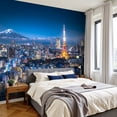 thumbnail image 2 of Wallpaper Mt Tokyo skyline Peel and Stick Wall Murals 100"H x 144"W Removable PVC Wall Paper Self-Adhesive Wall Paintings Art Decor for Bedroom Living Room, 2 of 7