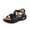 Black, variant on Pennysue Women Air Cushioned Walking Sandals Comfortable Ankle Strap Support Casual Daily Dress Sandals Platform Shoes