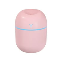 Mini USB Humidifier & Essential Oil Diffuser - 220ml Ultrasonic Cool Mist Humidifier with Color Changing Night Light for Bedroom, Office & Car Travel