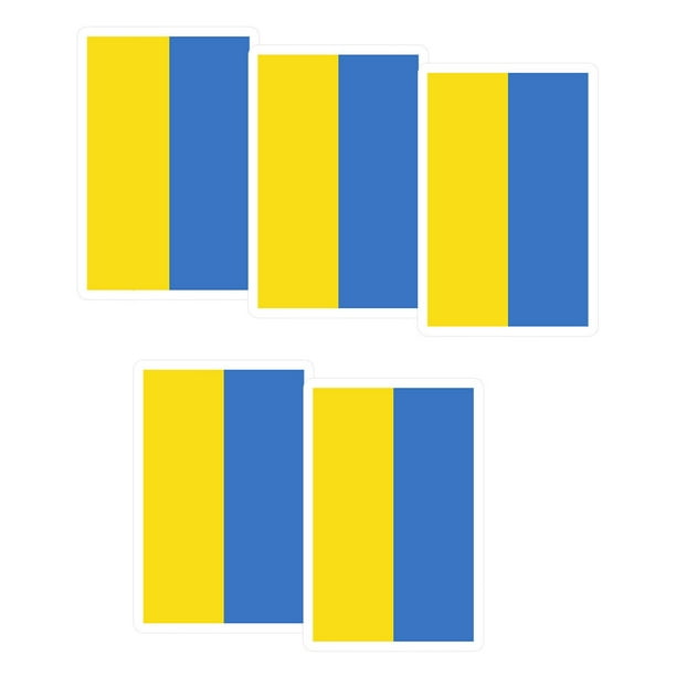 Ukraine Flag Decal Sticker Ukrainian Car Window Bumper Color 5pcs Com Ukraine Flag Decal Sticker Ukrainian, Replacement Chandelier Crystals Ukraine Flag