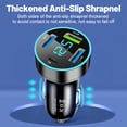 thumbnail image 5 of 4 Ports Fast Car Charger Adapter, [Upgrade Voltmeter Display] PD+QC3.0+USB C Car Charger for 12-24V Cigarette Lighter Plug, Car Phone Charger Compatible with iPhone/Android/Samsung/iPad, Black, 5 of 7