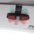 thumbnail image 4 of Soporte para gafas YONGSHENG para visera de coche con diamantes de imitación, 4 of 5