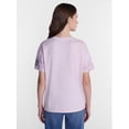 thumbnail image 3 of Hello Kitty Women's Printed Embroidered Tee with Short Sleeves, Sizes XXS-4X, 3 of 5