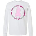 thumbnail image 3 of Inktastic Word Circle-breast Cancer Awareness Long Sleeve T-Shirt, 3 of 5