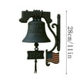 thumbnail image 3 of Metal Door Hanging Decoration Classic 1776 Doorbell Plaque For Front Entryway Home, 3 of 7