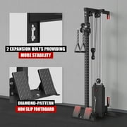 ميكولو كابل كروس آلة، لات سحب أسفل آلة مع 210 LBS الوزن المكدس، الجدار الخيالة برج البكرة مع 33 المواقف نظام البكرة المزدوجة، لات Pulldown كابل التدريب معدات اللياقة البدنية الصالة الرياضية المنزلية