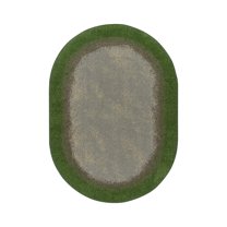 Urban Edges 7'8" x 10'9" Oval Area Rug In Color Meadow-Color:Meadow,Material:Nylon
