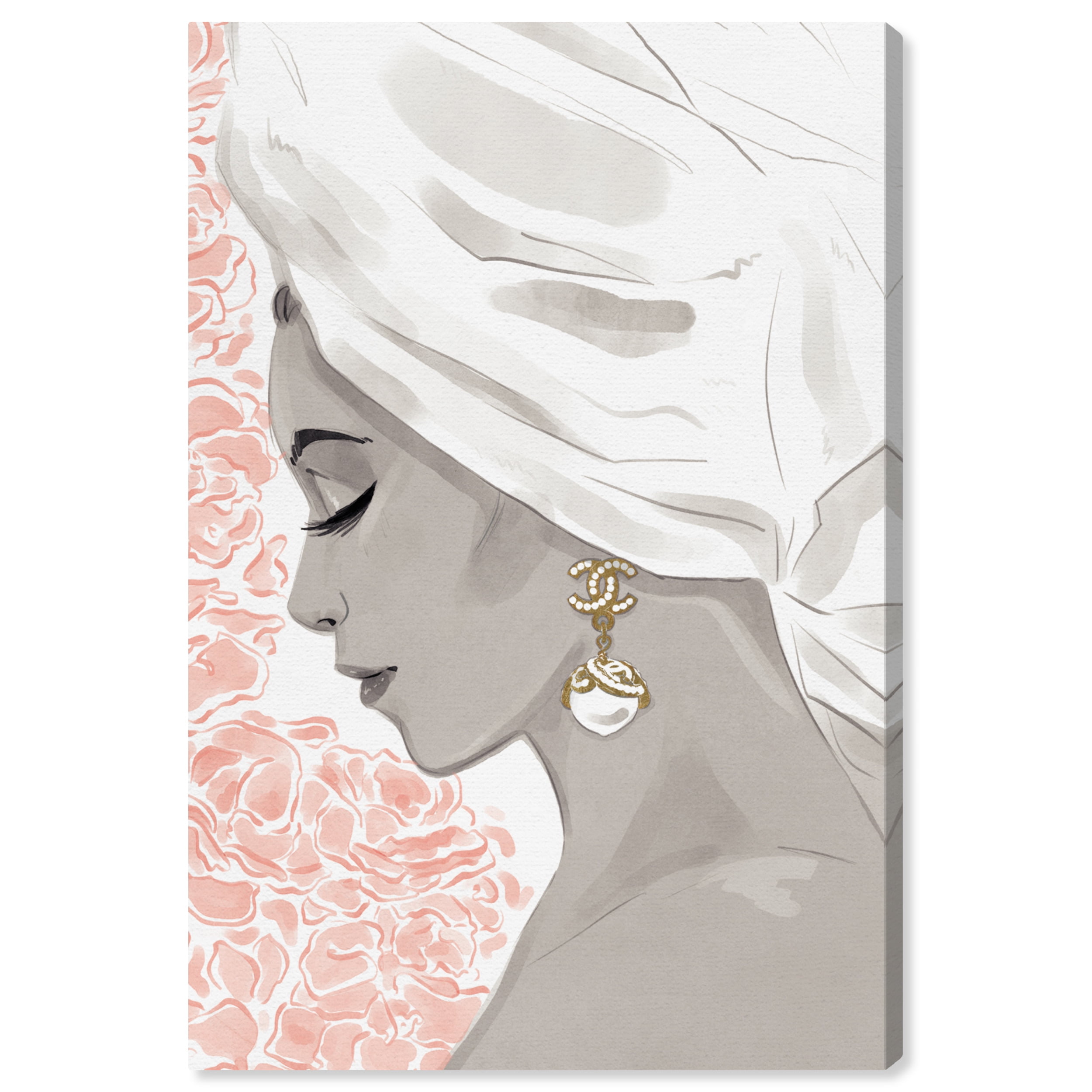 Runway Avenue Fashion and Glam Wall Art Canvas Prints 'Bath Bomb Beauty