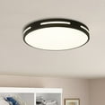 thumbnail image 2 of Aiwen Modern Classic Round Acrylic Shade LED Flush Mount Ceiling Lamp Black, 2 of 8