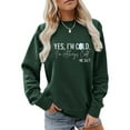 thumbnail image 2 of Yes I'M Cold Me 24/7 Always Cold Sweatshirt For Women Crewneck Winter Freezing Sweatshirts Funny Pullover Hoodies, 2 of 6