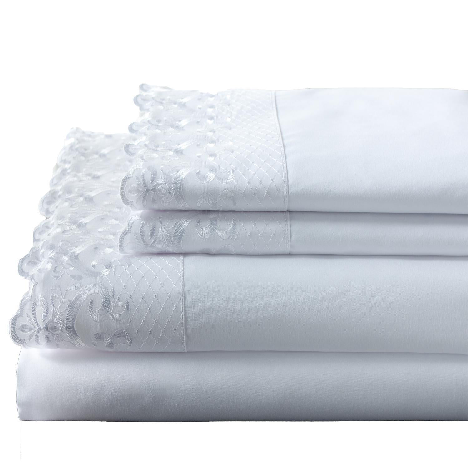 Hotel LaceTrim Sheet Set (Assorted Colors/Sizes)