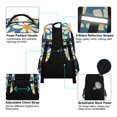 thumbnail image 4 of FORMRS Kids School Backpack Elementary Student Unisex Travel Bookbag with Reflective Stripes, Whimsy Daisy Pattern, 4 of 7