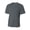 Graphite, variant on A4 Mens 100% Polyester Workouts Look Great Short Sleeve Crew Neck Birds Eye Mesh T-Shirt, Navy, XX-Large, N3252