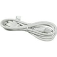 thumbnail image 4 of HQRP 6ft AC Power Cord Compatible with Motorola Quantar Radio T5365A Mains Cable, White, 4 of 7