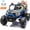 Blue, variant on Joyracer 4WD 24 Volt Ride on Toys, Power Truck Wheels with 2 Seaters, Holiday Gift with Remote, LED Light, Bluetooth, Pink