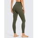 thumbnail image 2 of Pantalones CRZ YOGA Naked Feeling tiro alto 25" oliva M, 2 of 5
