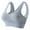 A_Gray, variant on Loopsun Womens Bra Plus Size, Sports Bras for Women, Women Seamless Printing Sports Wirefree Yoga Bra with Removable Pads White XXL