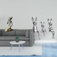 thumbnail image 2 of Estatua de la dama,Estatua de dama tribal africana,artesanías de cafetería hechas a mano,Escultura de figura,Estatua sentada Figura Escultura Adorno,Estatuas de conejos en miniatura para, 2 of 8