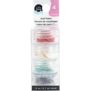 American Crafts Color Pour Resin Mix-Ins-Shell Flakes - Primary 4/Pkg