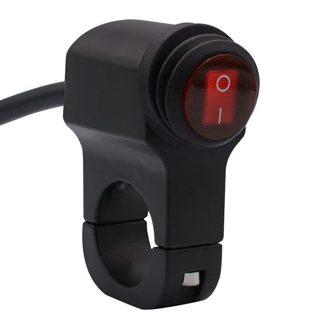 Opolski Universal Waterproof Motorcycle Headlight Fog Light Switch Handlebar Accessories