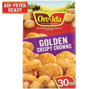 Ore-Ida Golden Crispy Potato Crowns, Seasoned Shredded Frozen Potatoes, 30 oz Bag