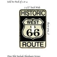 thumbnail image 2 of Urbalabs Route 66 Historic West Metal Tin Western Decorative Light Switch Outlet Wall Plate Covers Rustic Light Switch Covers Single Double 2 Gang Switch Plates (Pack of 4), 2 of 7