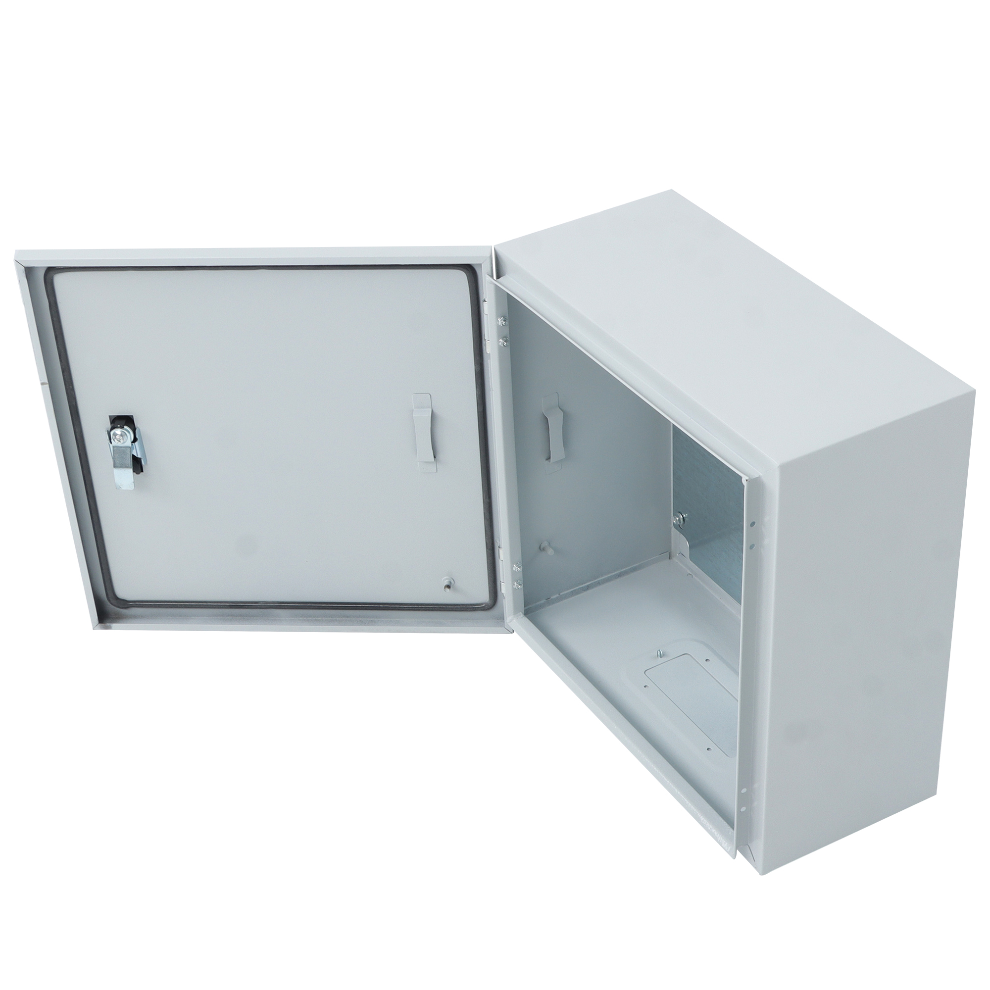 IP56 Waterproof, Outdoor Steel Enclosure, 16 × 16 × 8" NEMA 4X Electrical Box