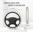 thumbnail image 5 of Fotbe Transport 1 for Steering Wheel Cover Universal 15 in Car Accessories for Men Women,Steering Wheel Protector Comfortable Protective Case for SUV Sedan Decor, 5 of 8