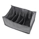 thumbnail image 5 of Organizador de ropa de armario de 7 rejillas, gran capacidad, apilable, telas sin olor, organizador de almacenamiento de ropa que ahorra espacio, gris, 7 rejillas, 5 of 14