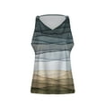 thumbnail image 4 of Qonioi Tank Top for Women, Womens Summer Tops Basic Tanks V Neck Sleeveless T Shirts Print Tanks Tops and Blouse Shoulders Knotted Casual Camisole Fashion Floral Print Tops Return Pallets #1, 4 of 5