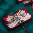 thumbnail image 4 of Enveloppes Rouges pour l'Année 2022, Enveloppes de Bénédiction Pliantes Agrandies Usavan Année Chinoise, Décoration à Pompons en Feuille d'Or Bicolore Grande Capacité Enveloppes pour Argent pour Cadeaux d'Anniversaire Année Lunaire, 4 of 5