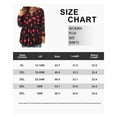 thumbnail image 4 of TIYOMI Plus Size 5X Long Sleeve Tunic For Women Valentine's Day Henley Heart V Neck Buttons Up Pullover Swing Flowy Tops Pleated Babydoll Casual Tunics Fall Winter Shirts 5XL 26W 28W, 4 of 5